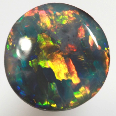 SOLID BLACK OPAL Very rich and bright colours in rolling flashes SEE VIDEO